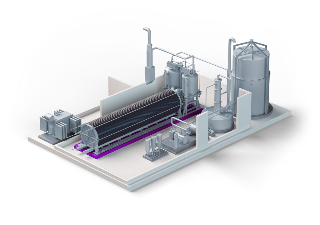 Alkaline electrolyser